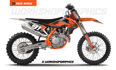 KTM Graphics Decals for Makes and Models