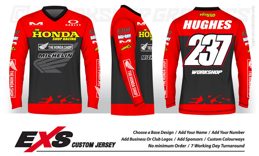 Custom Design MX BMX & Downhill Jerseys