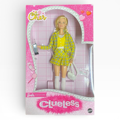 Barbie Signature Clueless Cher Doll 30th Anniversary Yellow Plaid Outfit NRFB