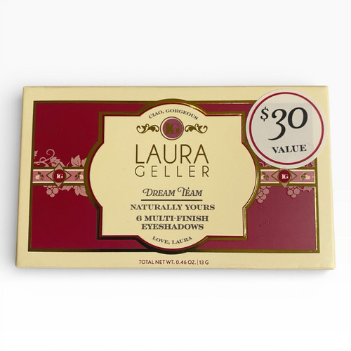 Laura Geller Dream Team Naturally Yours 6 Multi-Finish Eyeshadow Palette NEW
