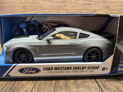World Tech Toys 1/14 Ford Shelby Mustang GT500 Gray, White, Black 2.4GHz RC Car