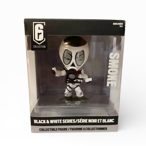 Rainbow Six Siege Smoke Black & White Series Collectible Figure Xtreme Play