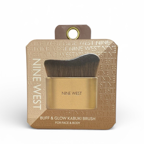 Nine West Buff & Glow Kabuki Brush Face & Body Compact Makeup Brush