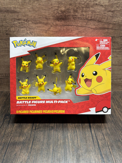 Pokémon Battle Ready Pikachu 3 Inch Figure Multi 8-Pack New Sealed