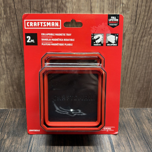 Craftsman Magnetic Tray 2pc Collapsible 2" to 3/4" CMMT98343 Box Damage
