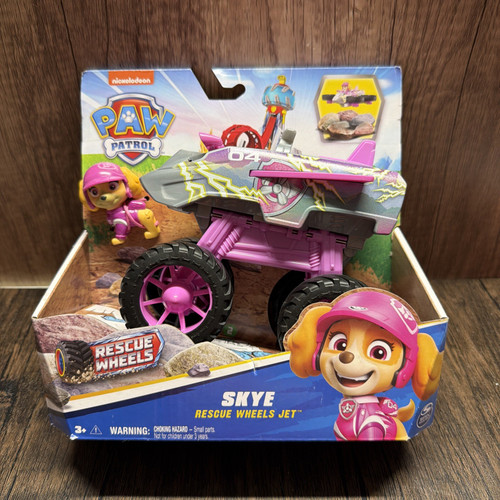 Paw Patrol Skye Rescue Wheels Jet Vehicle w/ Action Figure NEW Ages 3+