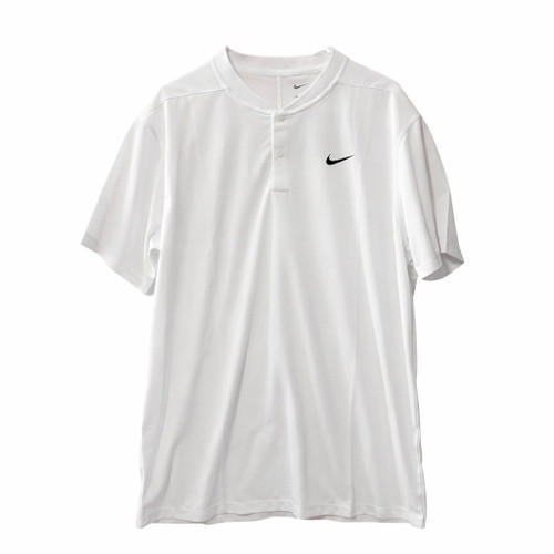 Nike Dri-FIT Golf Polo Shirt Mens XL White Short Sleeve Henley
