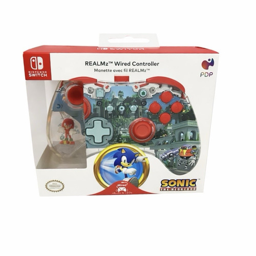 PDP REALMz Wired Controller Nintendo Switch Sonic Knuckles Sky Sanctuary NEW