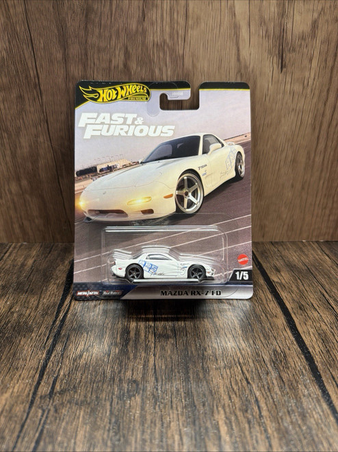 Hot Wheels Premium Fast & Furious Mazda RX-7 FD Real Riders Metal/Metal 1/5