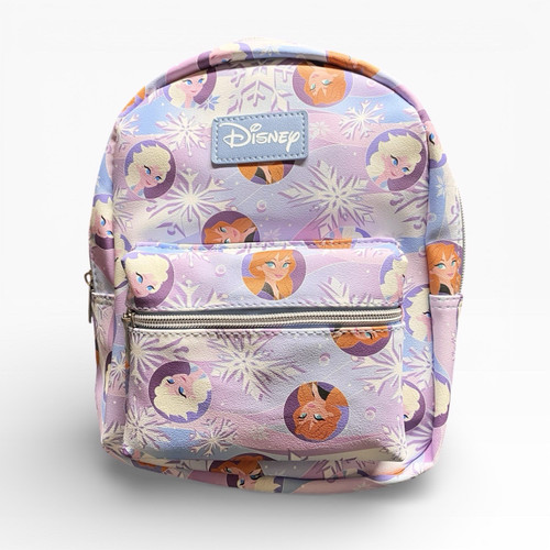Disney Frozen Mini Backpack Elsa Anna Pastel Purple Bioworld Kids Bag