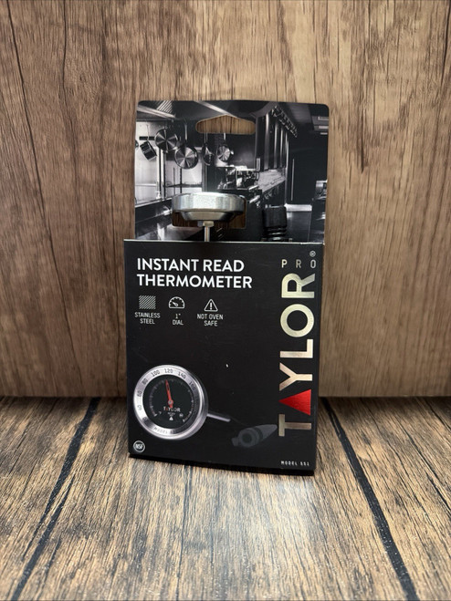 Taylor Pro Instant Read Meat Thermometer Stainless Steel Dial BBQ Model 551