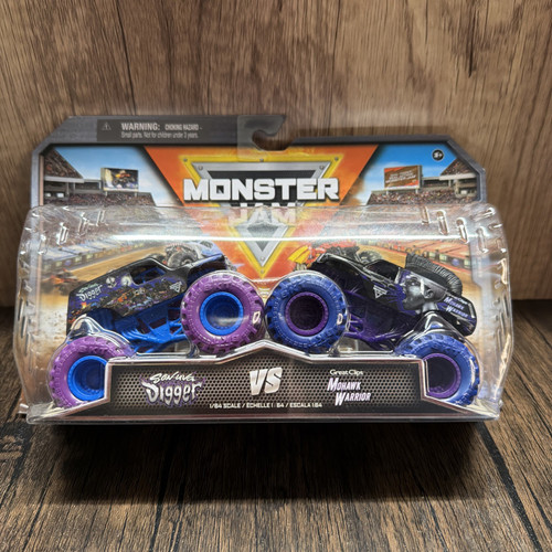 Monster Jam Son-Uva Digger vs Mohawk Warrior 1:64 Diecast Truck 2 Pack New