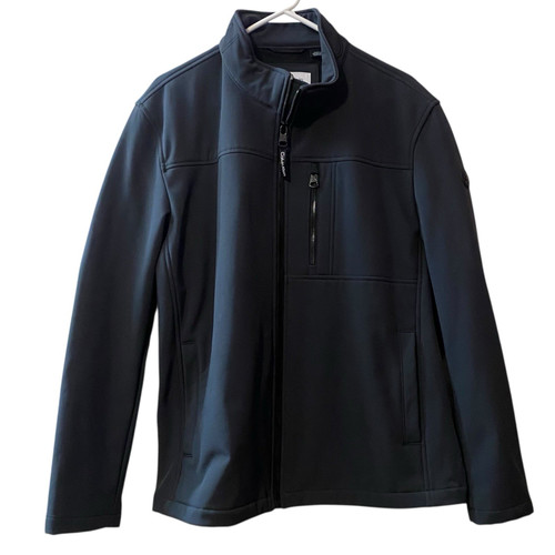 Calvin Klein Men’s Softshell Jacket Large Gray Full Zip CK Logo