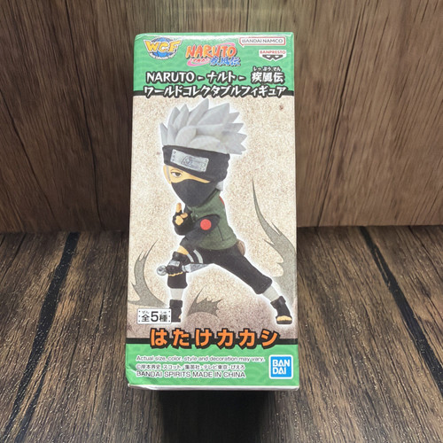 Naruto Shippuden Kakashi Hatake WCF Figure Bandai Banpresto Box Damage