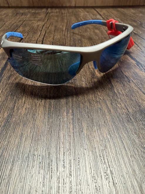 New Balance Polarized Sports Sunglasses Blue Mirror Anti-Fog Scratch Resistant