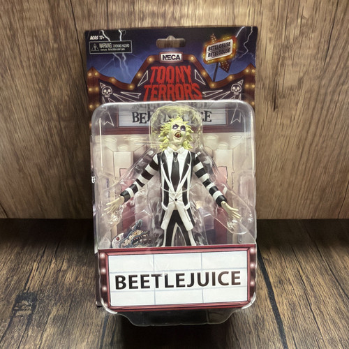 NECA Toony Terrors Beetlejuice Action Figure Sealed Horror Collectible