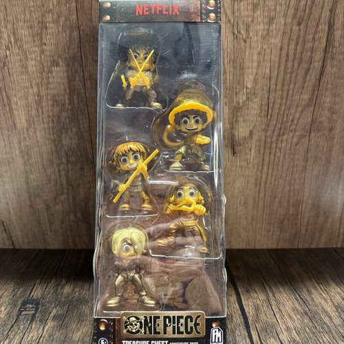 One Piece Treasure Chest Gold Mini Figure Pack PhatMojo Anime Sealed