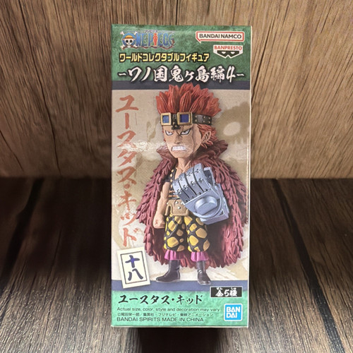 One Piece WCF Eustass Kid Figure Wano Onigashima Banpresto Box Wear
