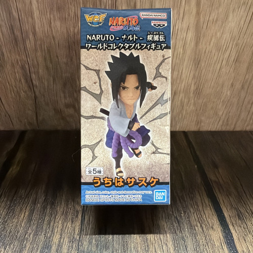 Naruto WCF Sasuke Uchiha Mini Figure Bandai Banpresto New Box Damage