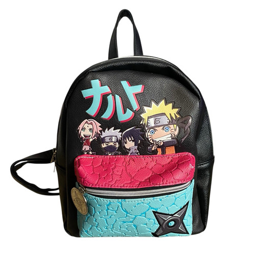 NWT Naruto Chibi Characters Team 7 Group Mini Backpack Bag VIZ Media