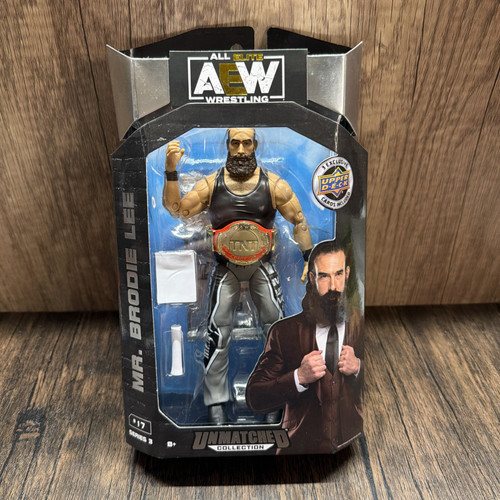 AEW Unmatched Series 3 Brodie Lee 6" Action Figure New Sealed Upper Deck