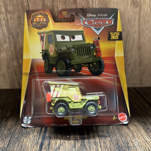 Disney Pixar Cars Sarge Race & Rescue 2025 Diecast New Mattel