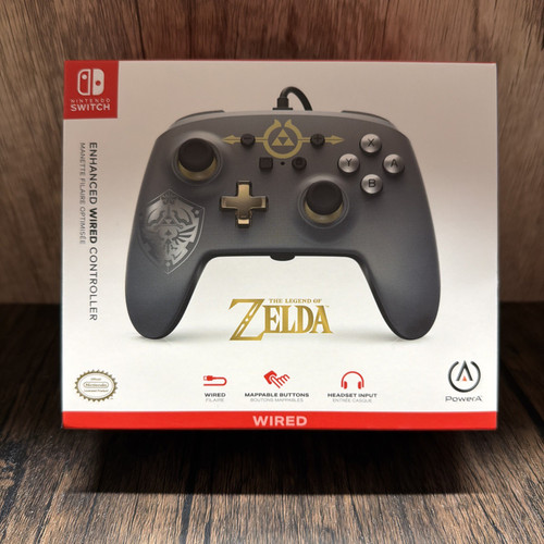 PowerA Zelda Nintendo Switch Enhanced Wired Controller Hyrule NIB Official
