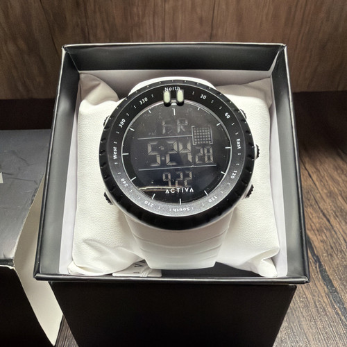 Invicta Activa X Odyssey X ACW1237-004 Mens Digital Watch 53mm White w/ Box