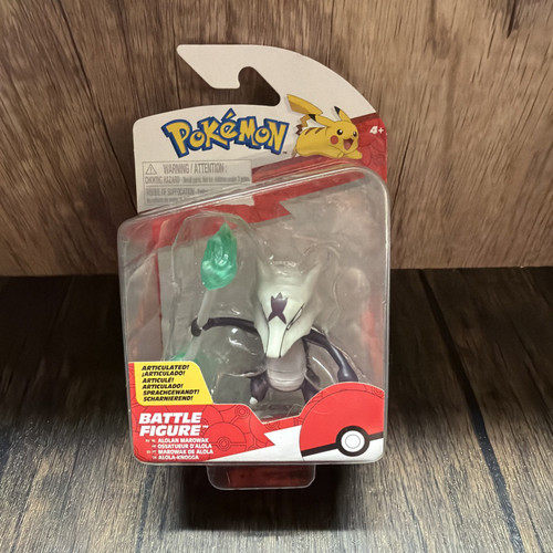 Pokemon Alolan Marowak Battle Figure Articulated Action Figure New