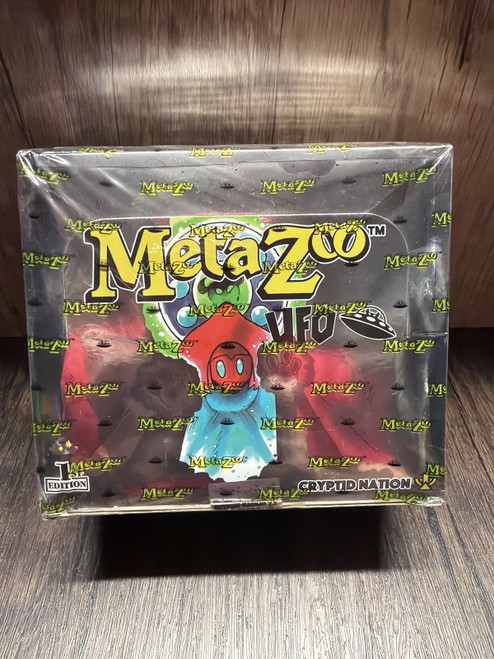 MetaZoo UFO 1st Edition Booster Box Sealed Cryptid Nation MetaZoo TCG 36 Packs