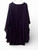 Connected Apparel Purple Chiffon Overlay Dress Women’s Size 12 New Without Tags