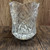 Heavy Crystal Champagne Ice Bucket Floral Design 9.5lb 8.5"x7"