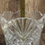 Heavy Crystal Champagne Ice Bucket Floral Design 9.5lb 8.5"x7"