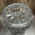 Heavy Crystal Champagne Ice Bucket Floral Design 9.5lb 8.5"x7"