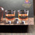 Crown Royal Whisky Glasses & Stones Set | 2 Glasses + 4 Stones Barware