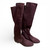 Michael Kors MK Plum Suede Knee High Boots Women’s Size 11M Zip