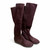 Michael Kors MK Plum Suede Knee High Boots Women’s Size 11M Zip