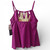 Dreamsuit by Miraclesuit Tankini Swim Top Women’s Size 14 Purple Magenta