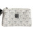 Tommy Hilfiger Wristlet Purse White Gray TH Logo Monogram New With Tags