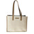 Tommy Hilfiger Monogram Tote Bag Cream Tan Large Shoulder Shopper Purse NWT