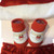Bebe Baby My 1st Christmas Outfit 3pc Santa Hat Booties Red Velvet Bloomer