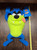 Looney Tunes Taz Plush – Tasmanian Devil Stuffed Animal – Bright Blue & Green Taz Plush Toy – Vintage Cartoon Collectible – Pre-Owned