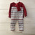 Honest Baby Clothing Girls 3-Piece Outfit Set 18 Months Organic Cotton Red