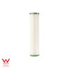 Poly pleated sediment water filter standing upright