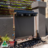 A free-standing mount for a Cloudtap Essential Series installed