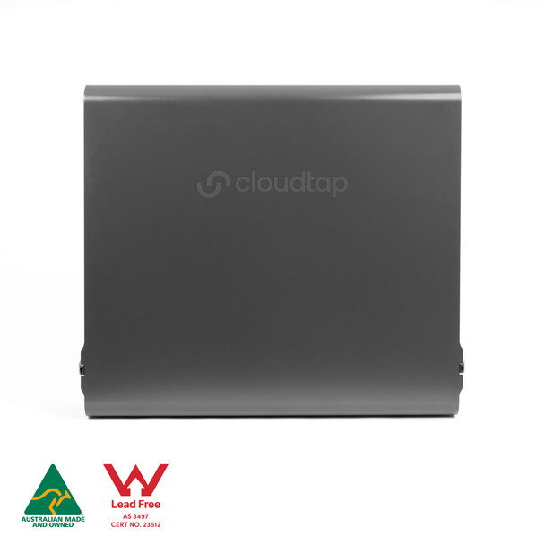 Cloudtap Design Series system in Monument colour shown from the front