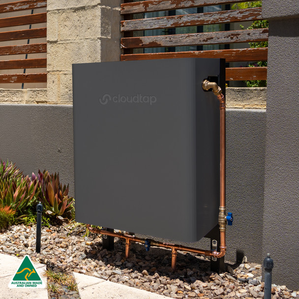An installed 3-stage Essential Series system with a Monument cover