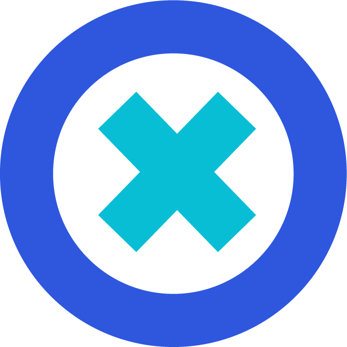Circle x icon