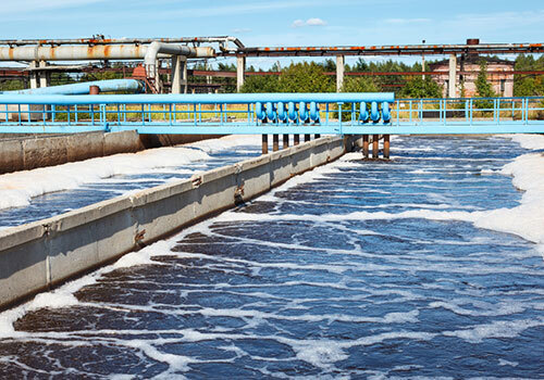 Water reservoir during the day