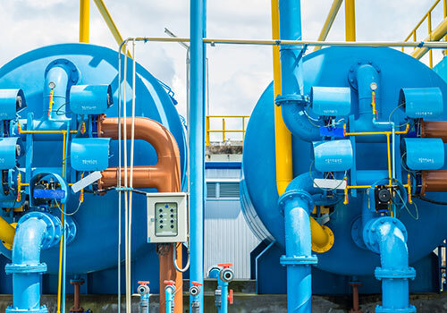 Blue water pumps